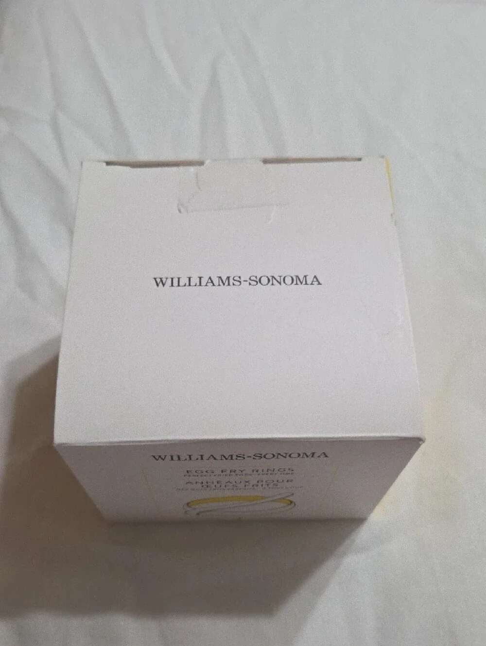 NEW Williams-Sonoma Egg Fry Rings in Yellow and White